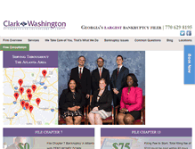 Tablet Screenshot of clarkandwashington.com